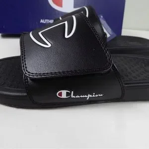 Champion Mega Slide Sandals Cotton Lined Adjustable Velcro Strap NWT Champion | Shoes | Champion Mega Slide Sandals Cotton Lined  main image 2